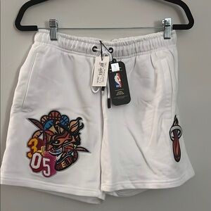 NBA Miami Heat White Shorts no returns final sale